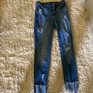 High rise super skinny (vintage stretch) jeans